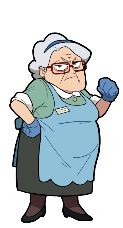 Full-length artwork of employee two